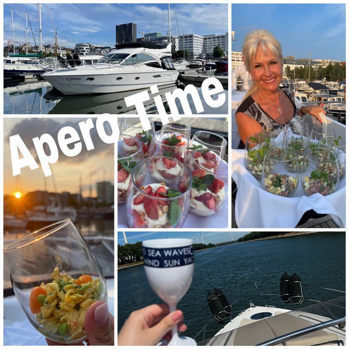 Apero Time aan boord van de Caribe