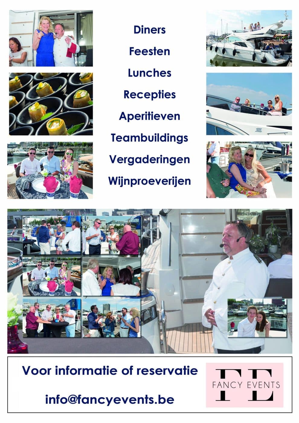 Fancy Events flyer