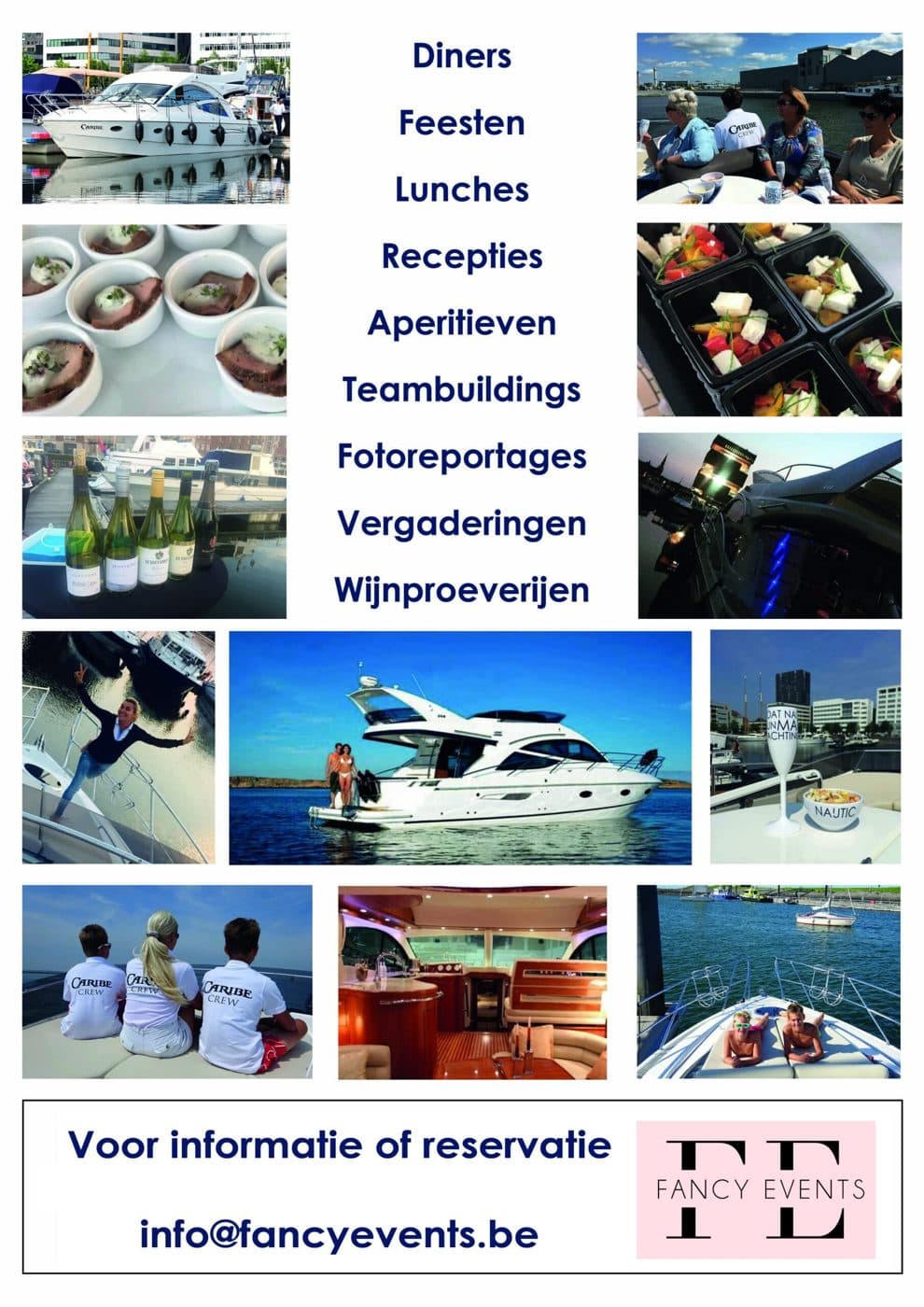 Fancy Events flyer